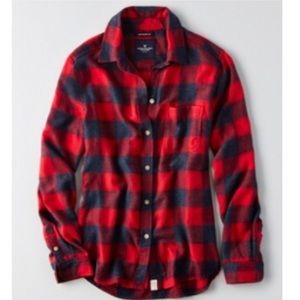 American eagle soft boyfriend flannel